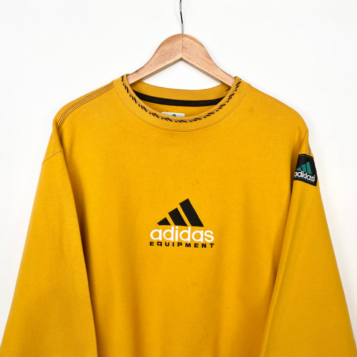 adidas equipment mustard sweatshirt