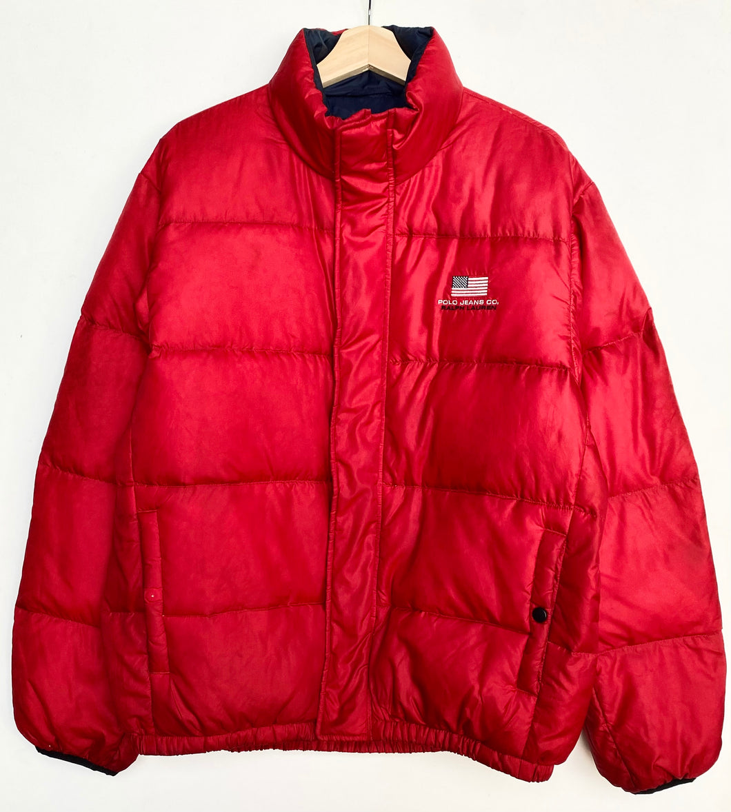 90s Ralph Lauren Puffa Coat (M)