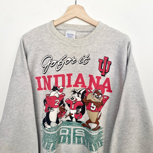 1993 Looney Tunes Indiana Hoosiers Sweatshirt (XL)