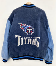 Load image into Gallery viewer, NFL Tennessee Titans Leather Jacket (L)