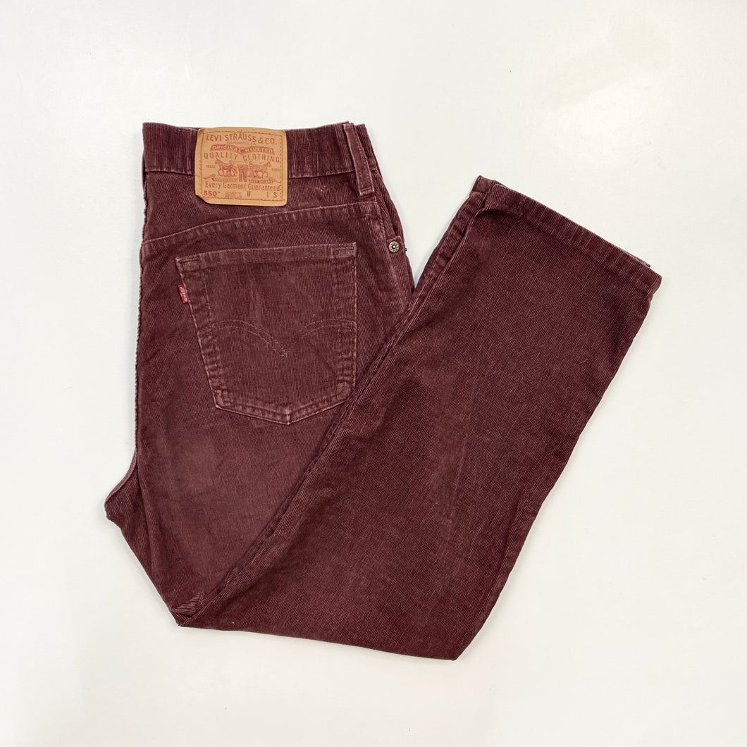 90s Levi’s 550 Corduroy Trousers W34 L28