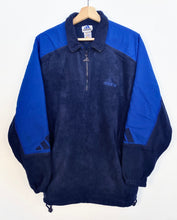 Load image into Gallery viewer, 90s Adidas 1/4 Zip Fleece (L)