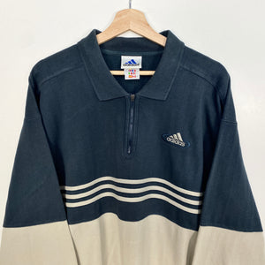 90s Adidas 1/4 Zip (L)