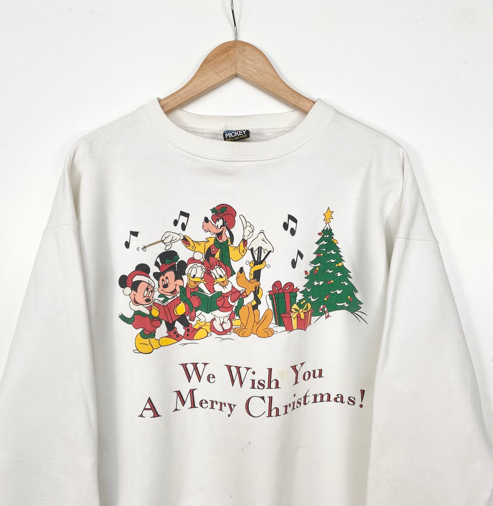 Vintage disney christmas sweater sale