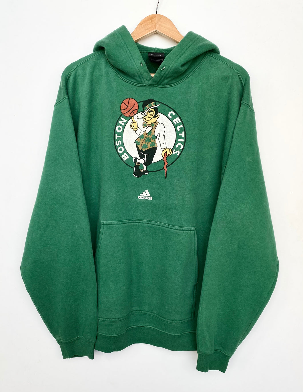 NBA Boston Celtics Adidas Hoodie M Red Cactus Vintage