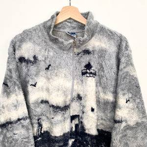 90s Abstract Fleece (M)