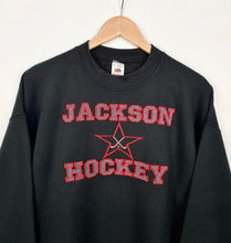 Load image into Gallery viewer, 90s Jackson Hockey Sweatshirt (L)