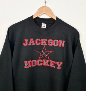 90s Jackson Hockey Sweatshirt (L)