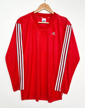 Load image into Gallery viewer, 90s Adidas Velour Sweatshirt (L)