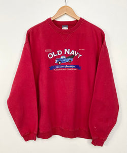 Old navy 2025 red sweatshirt