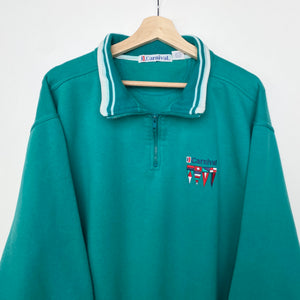 Vintage Embroidered 1/4 Zip (L)