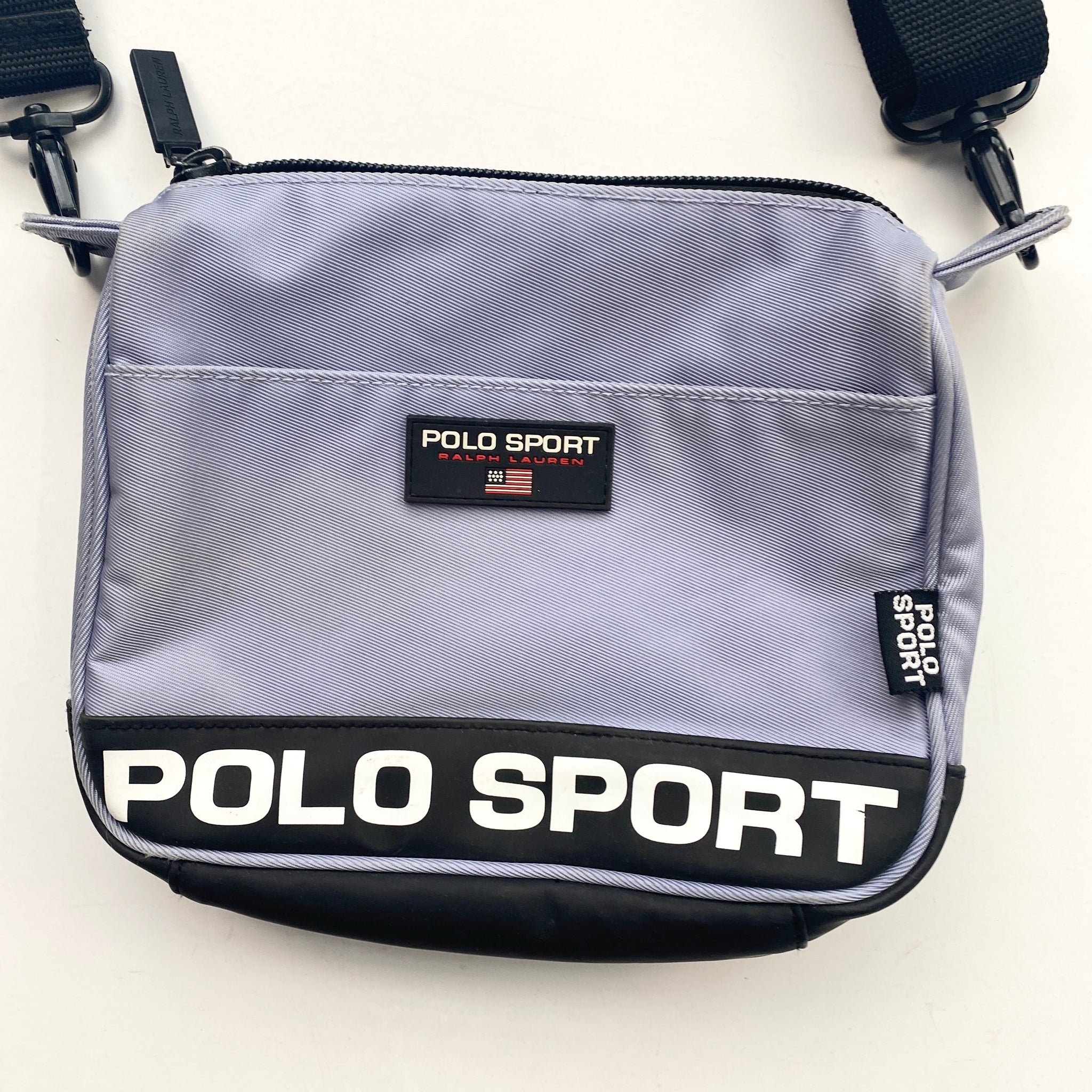 90s Polo Sport Ralph Lauren Side Bag Red Cactus Vintage