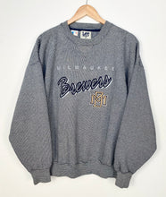 Load image into Gallery viewer, 90s Lee MLB Milwuakee Brewers Sweatshirt (L)