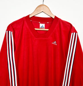 90s Adidas Velour Sweatshirt (L)