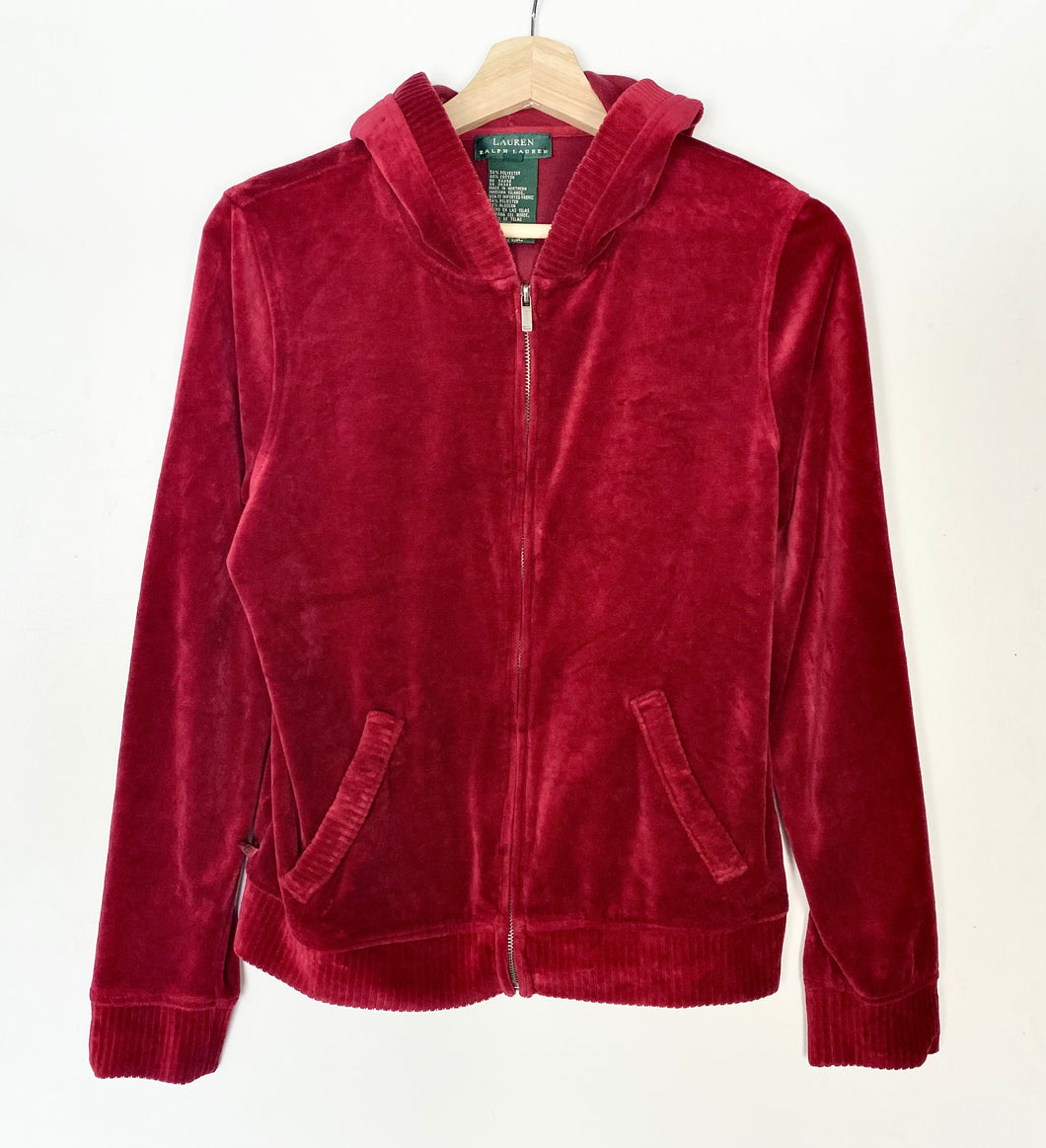 Ralph lauren velour hoodie on sale