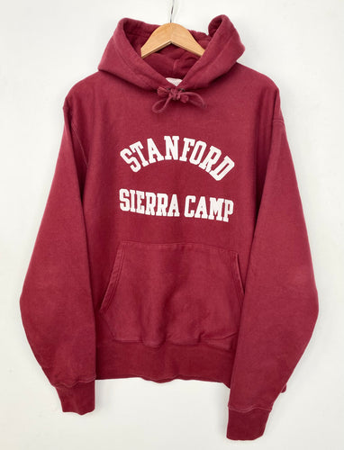 Champion, Tops, Vintage Embroidered Red Stanford University Hoodie Xs