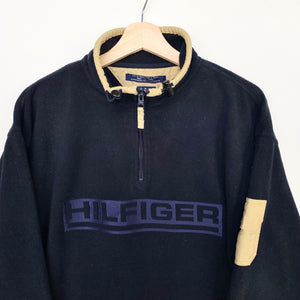 90s Tommy Hilfiger 1/4 Zip Fleece (L