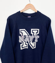 Load image into Gallery viewer, 90s Navy Sweatshirt (L)