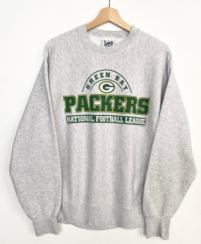 90s Lee NFL Green Bay Packers Sweatshirt (L