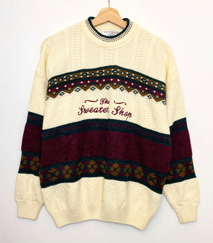 90s The Sweater Shop Grandad Jumper (S)