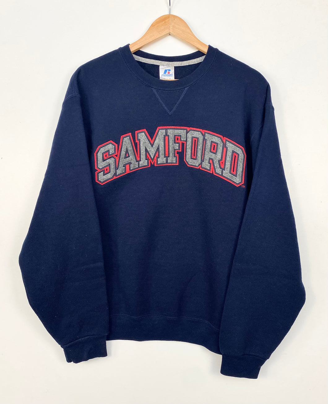 Russell Athletic Samford College Sweatshirt M Red Cactus Vintage