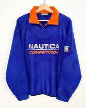 Load image into Gallery viewer, 90s Nautica 1/4 Zip Fleece (M)