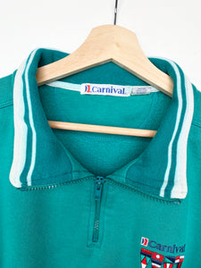 Vintage Embroidered 1/4 Zip (L)