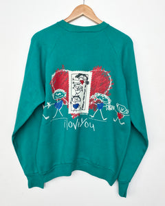 90s I Love You Sweatshirt (L)