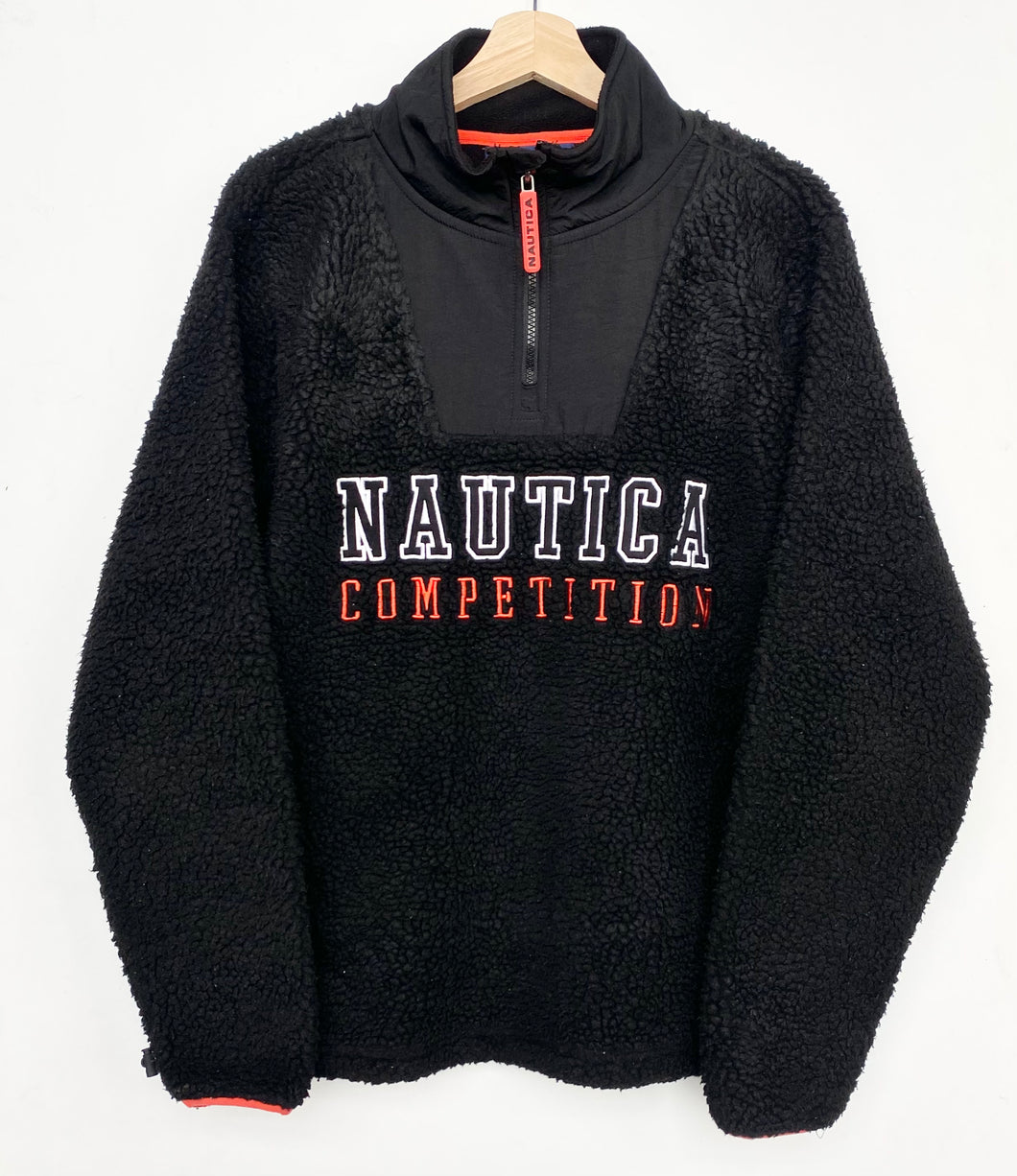 Nautica 1/4 Zip Sherpa Fleece (L)