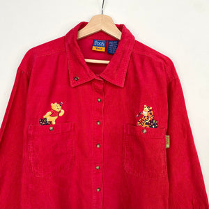 90s Winnie the Pooh Cord Shirt (XL)