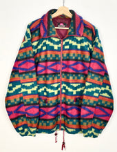 Load image into Gallery viewer, 90s Abstract Fleece (L)