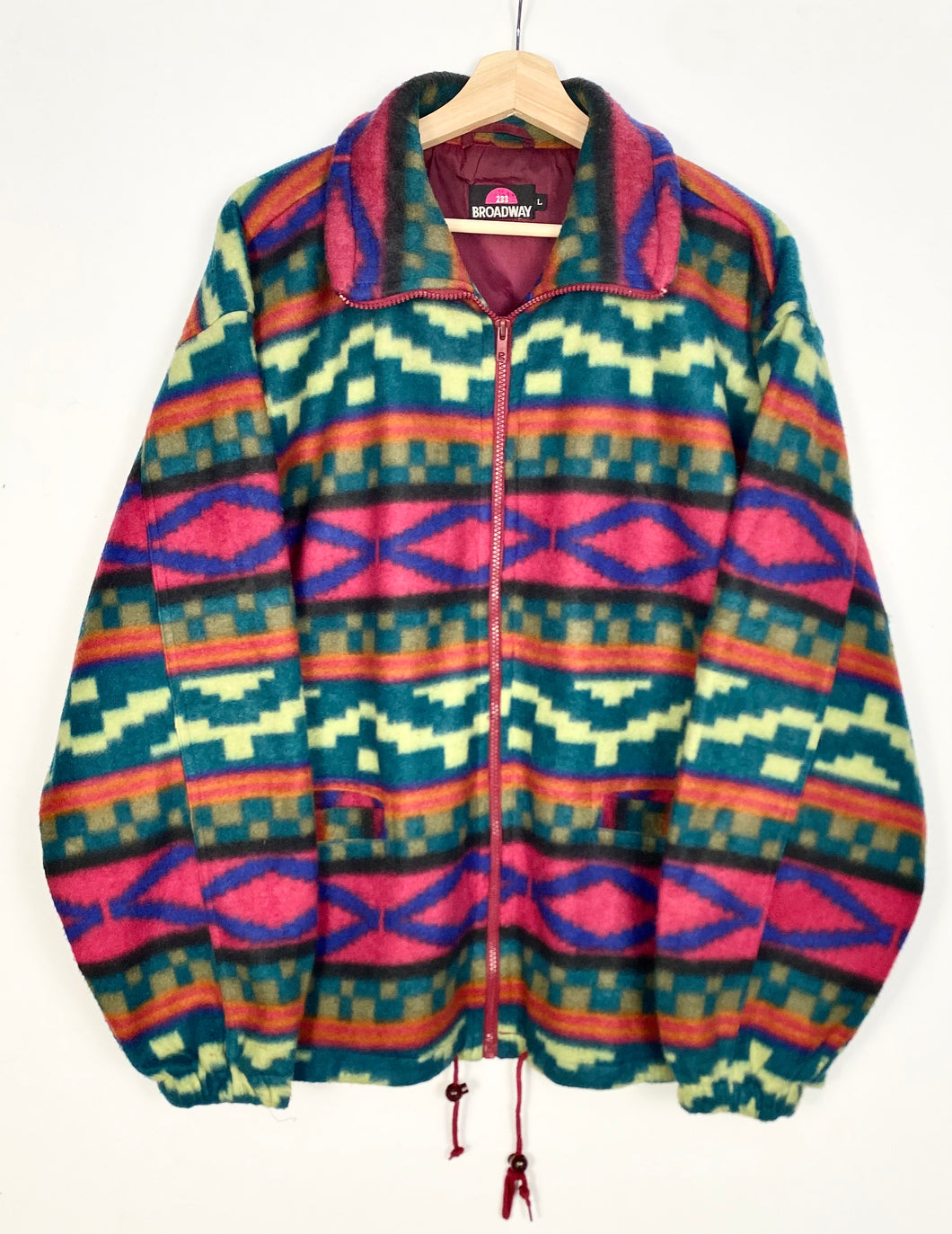 90s Abstract Fleece (L)