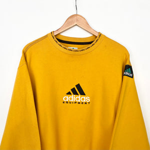 Adidas equipment sweatshirt yellow hotsell