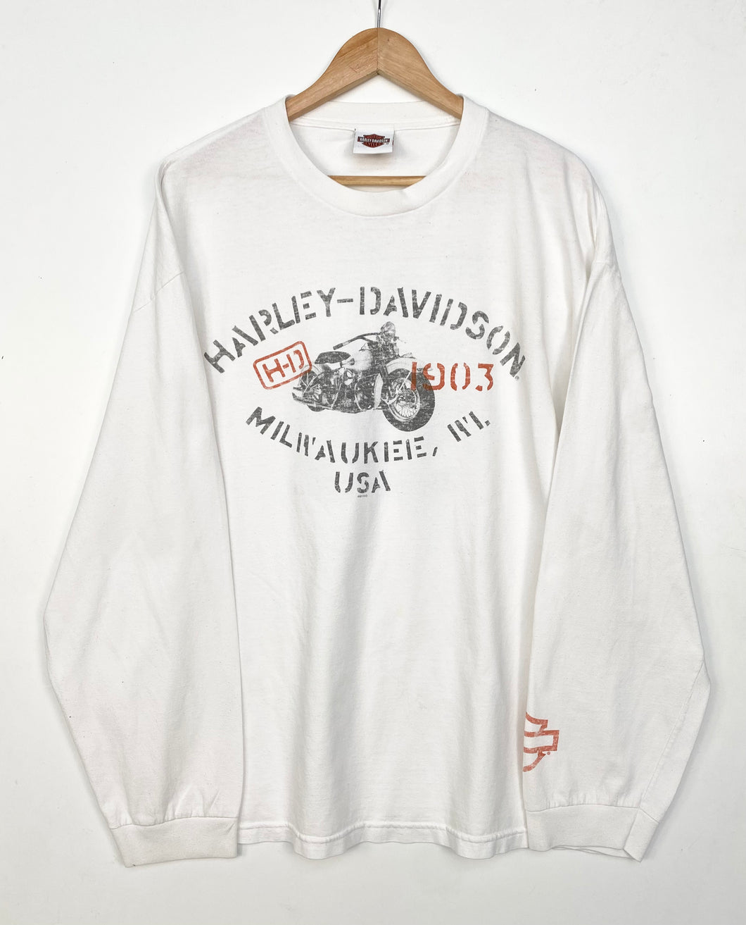 Harley Davidson Long Sleeve T-shirt (2XL) – Red Cactus Vintage