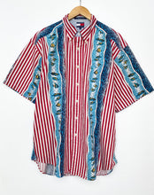 Load image into Gallery viewer, 90s Tommy Hilfiger Striped Shirt (L)