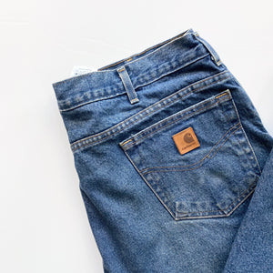 Carhartt fleece hot sale lined jeans