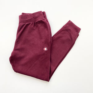 Champion store burgundy sweatpants