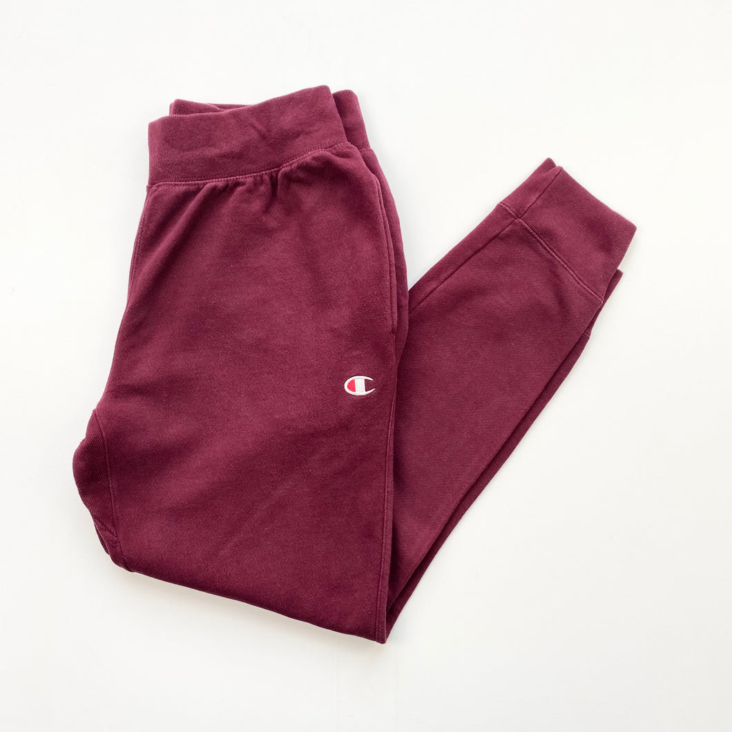 Maroon champion sweatpants best sale