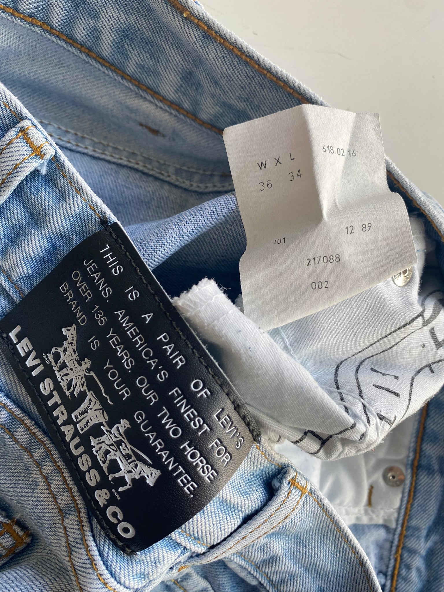 Levis 135 clearance years