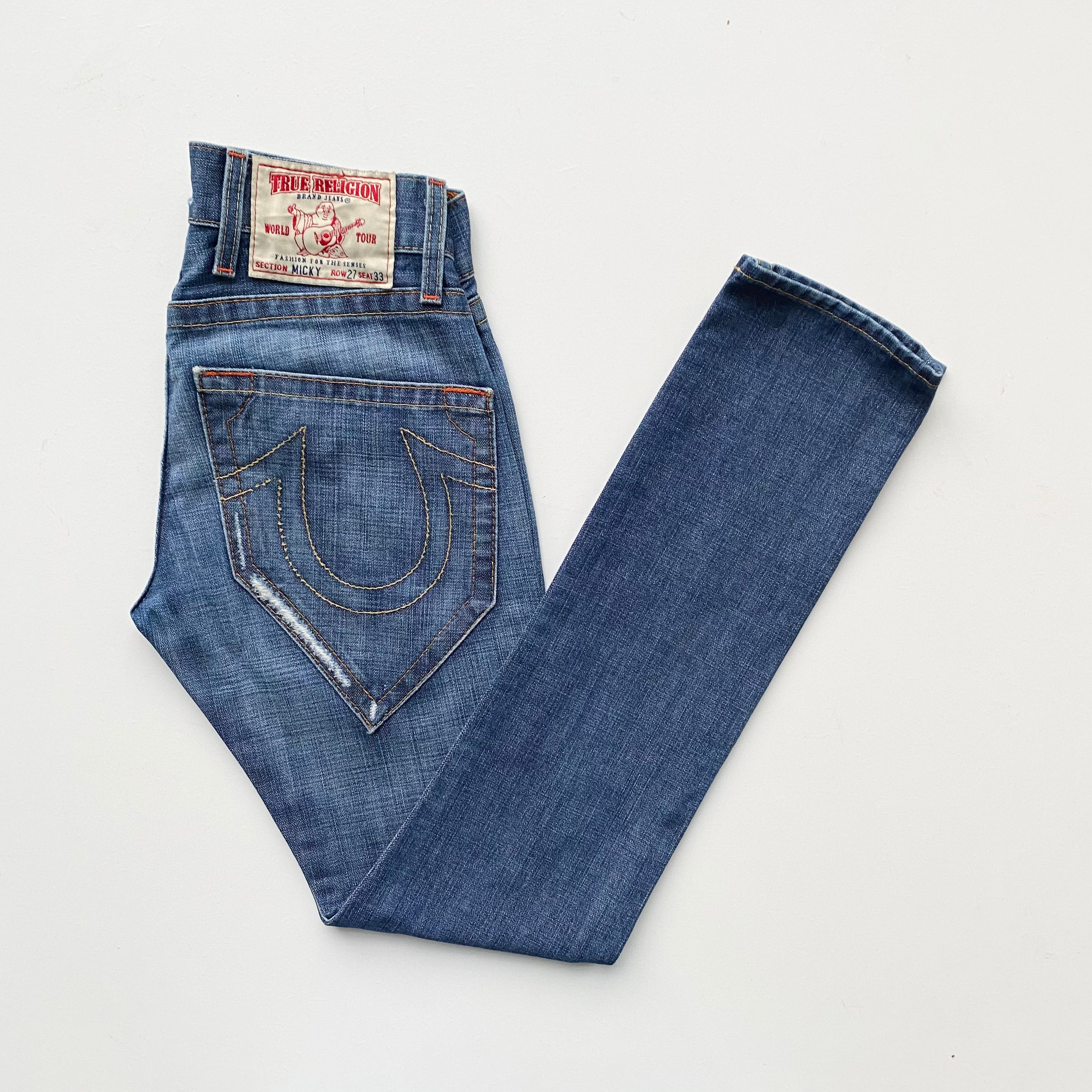 True Religion Jean W28 L33 – Red Cactus Vintage