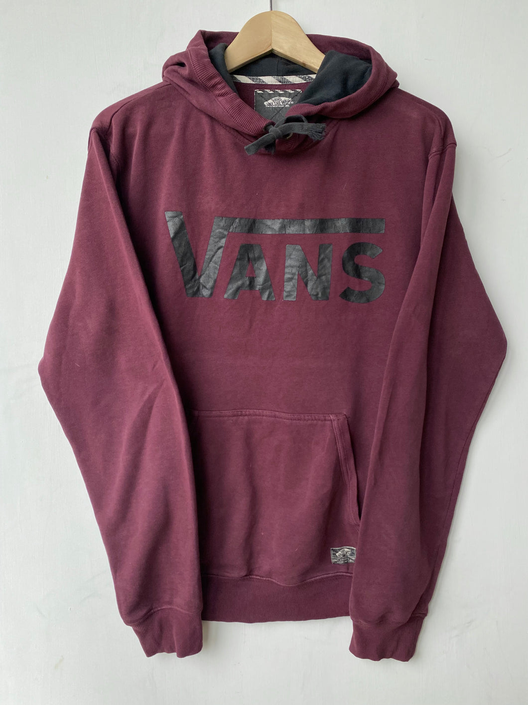 Maroon on sale vans hoodie