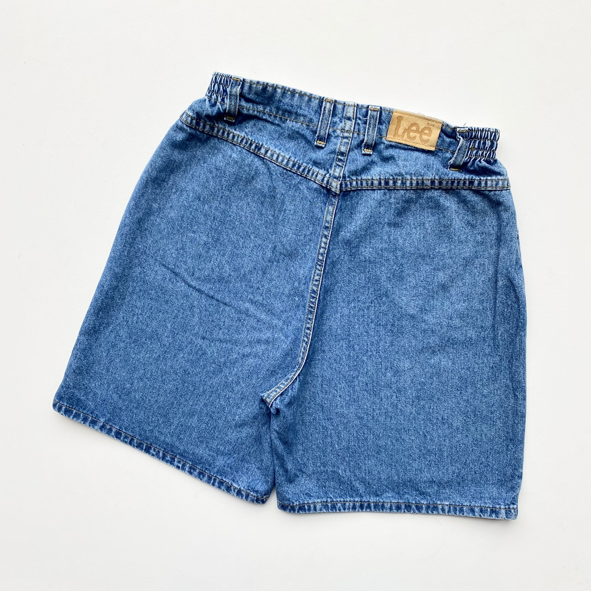 Lee blue hot sale jean shorts