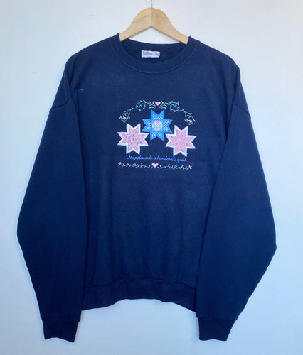 Embroidered sweatshirt (L)