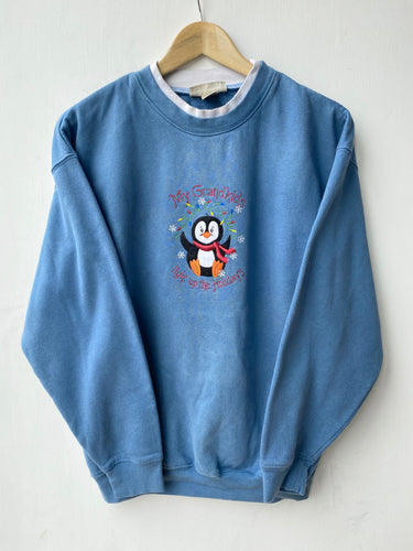 Embroidered ‘Grandkids’ sweatshirt (L)