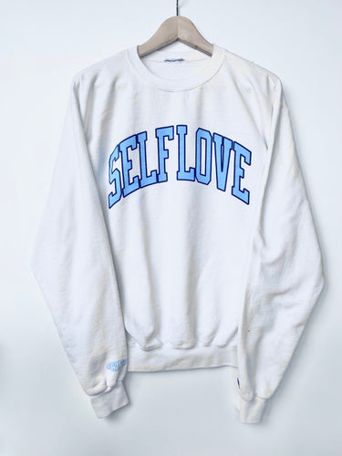 Printed ‘Self Love’ sweatshirt (L)