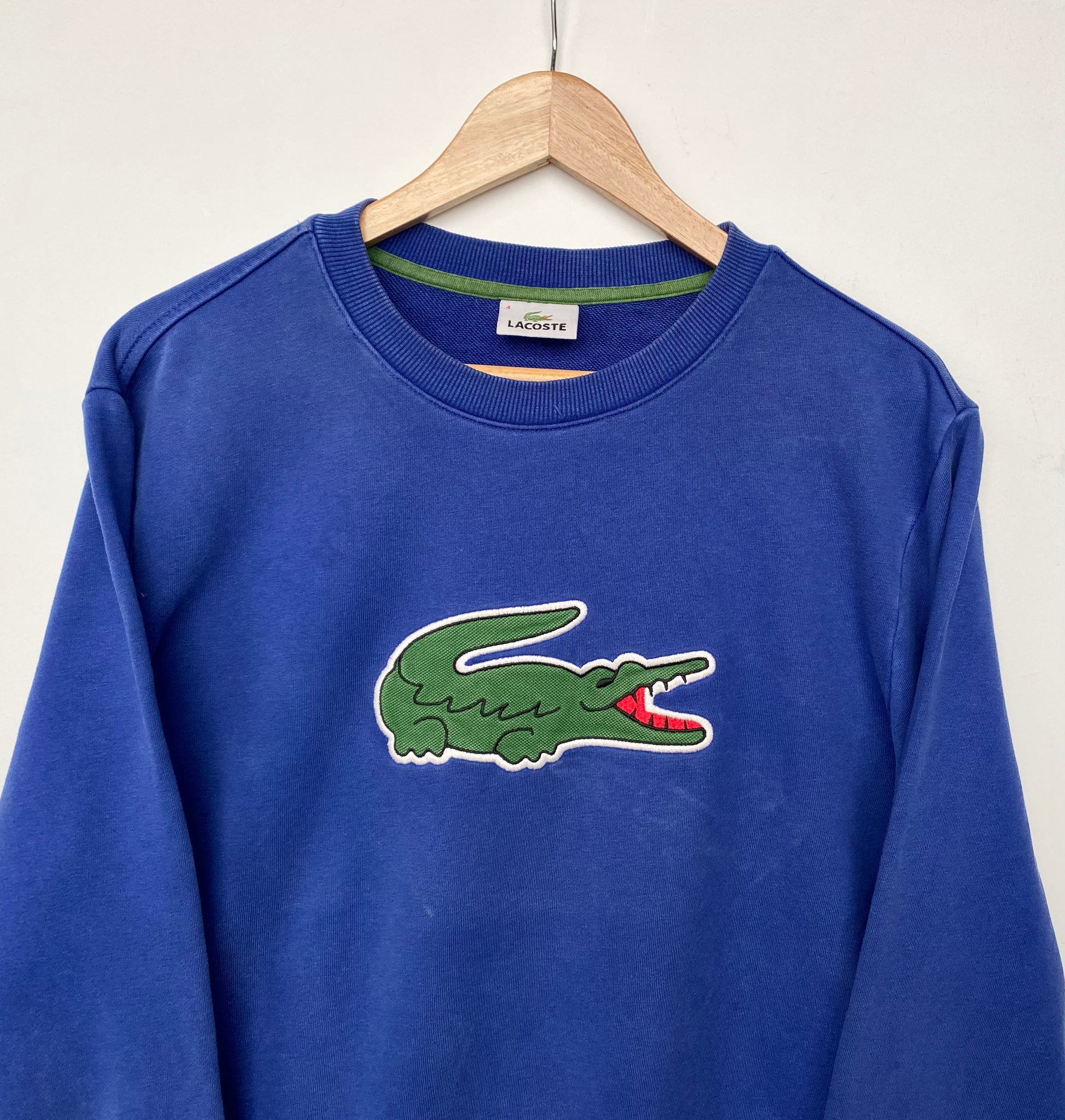 Lacoste large store logo sweatshirt