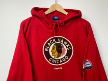 Load image into Gallery viewer, Reebok NHL Chicago Blackhawks hoodie (L)