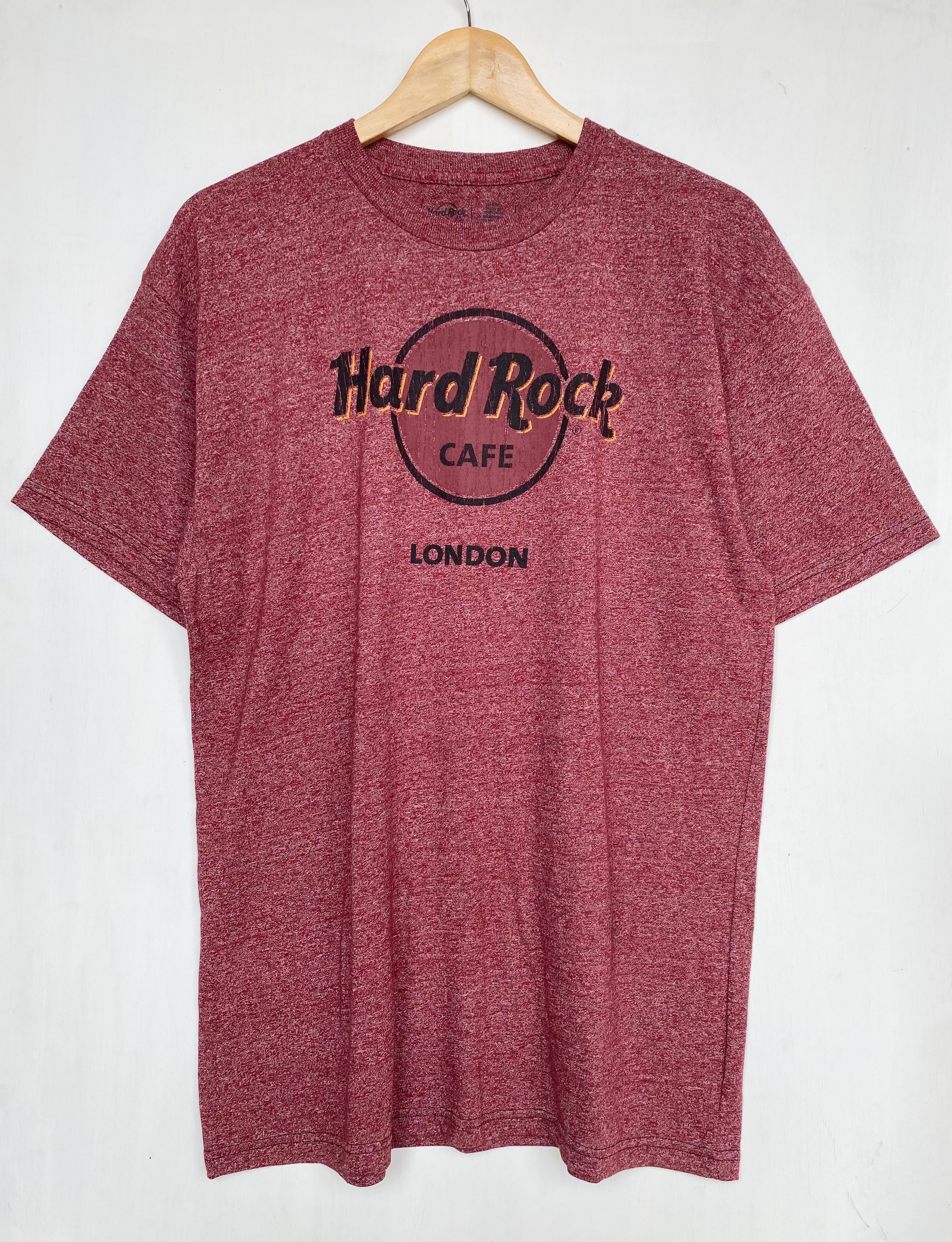 London Hard Rock Cafe t shirt L Red Cactus Vintage