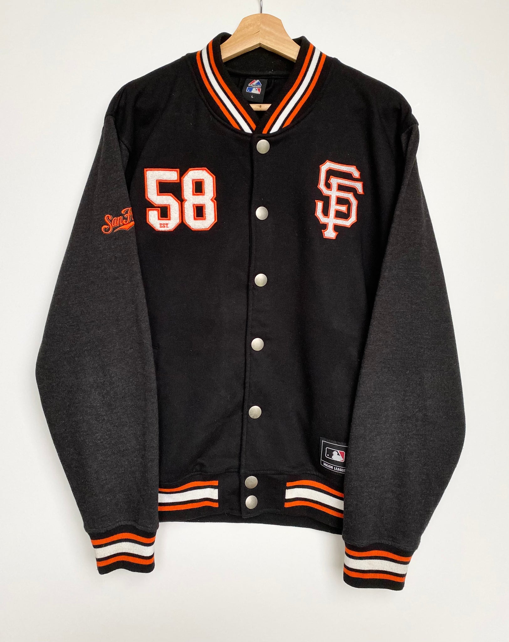 San Francisco Giants Majestic MLB Jacket XS 