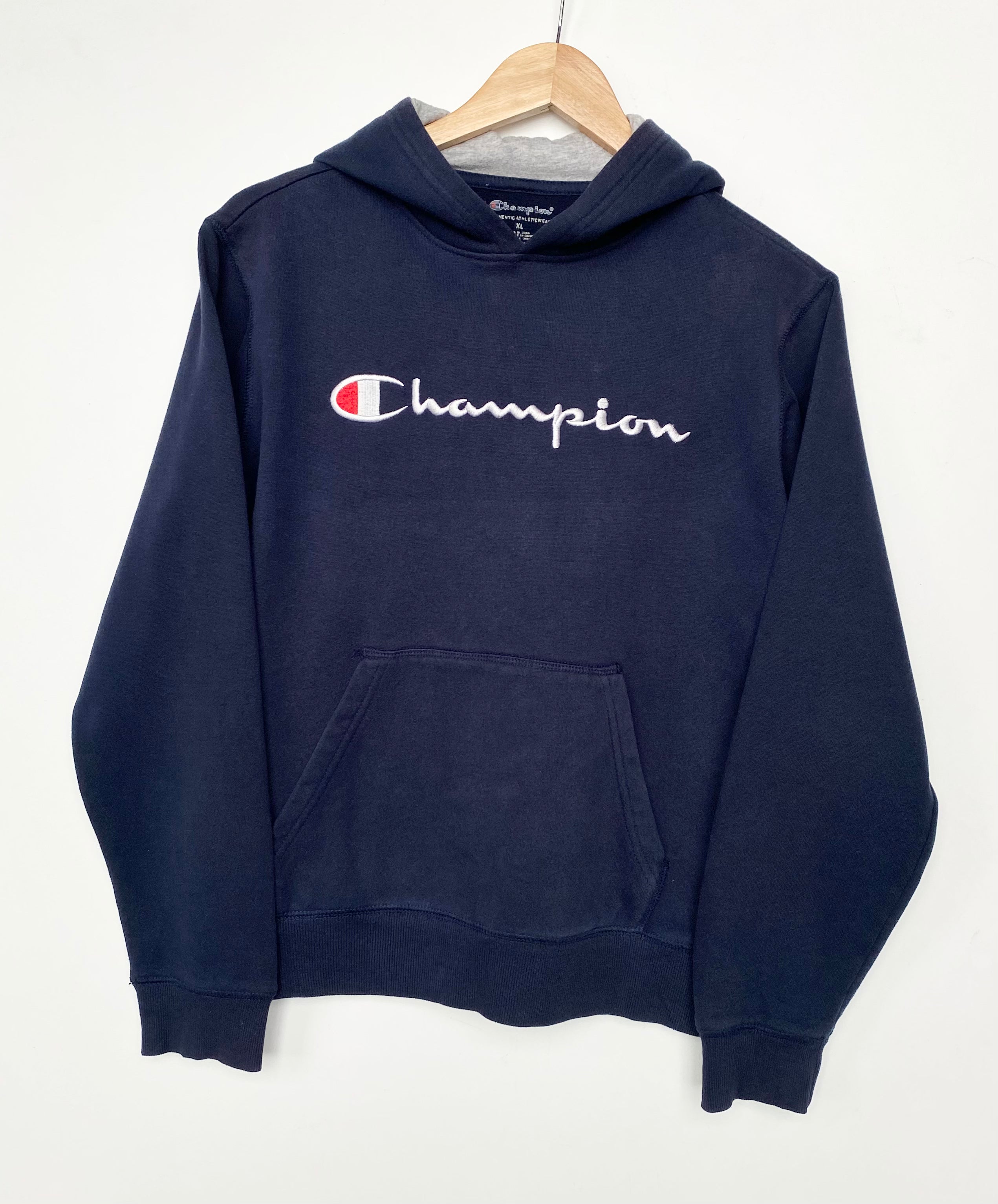 Navy blue cheap champion sweatshirt